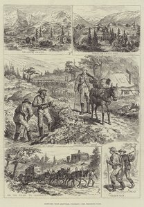 Sketches near Leadville, Colorado by Johann Nepomuk Schonberg